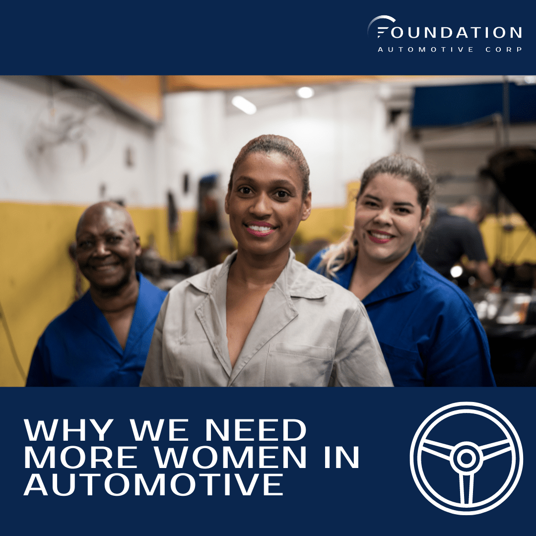 A We Need More Women in Automotive Banner